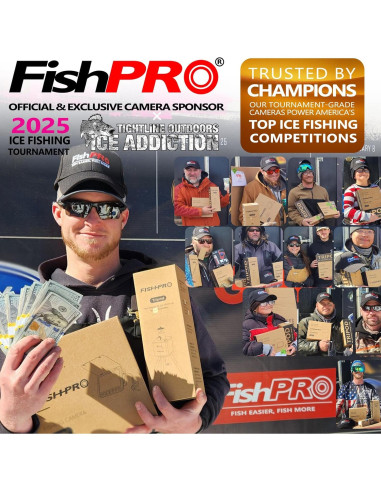 Cámara de Pesca Submarina FishPRO 4.3" HD 1000 TVL Portátil