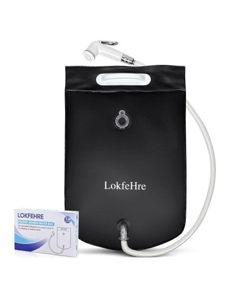 Bolsa de Agua para Ducha LOKFEHRE 9.46L para Cama