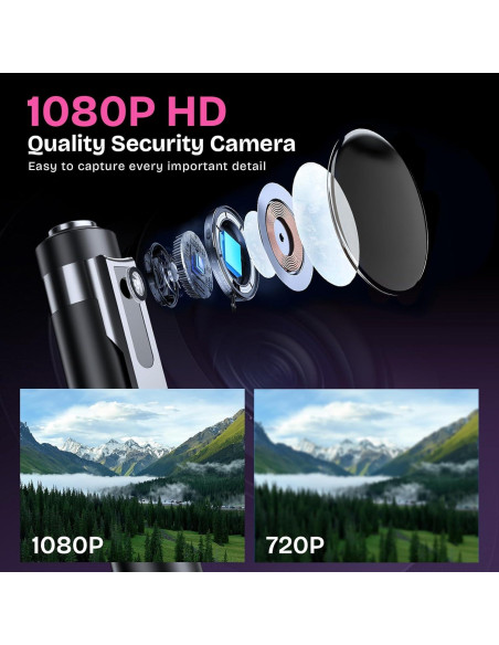 Cámara de Pluma DTCRCH 64GB 1080P HD para Seguridad
