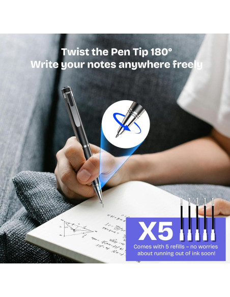 Cámara de Pluma DTCRCH 64GB 1080P HD para Seguridad