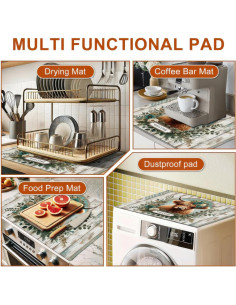 Cubierta de Estufa Eléctrica HOMETITUTE 71x51 cm Vaca Decorativa 2