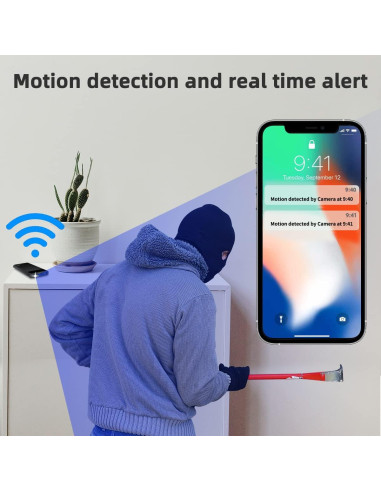 Cámara Oculta LIZVIE 1080P Banco de Poder 10000mAh WiFi