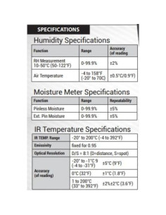 Medidor de Humedad Multifuncional OmniPro M18-400 con IR 2