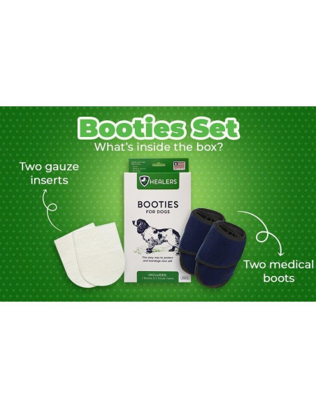 Botas Médicas Antideslizantes Healers para Perros Medianos
