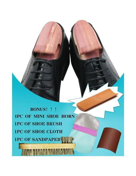 Árboles para Zapatos de Cedro Rojo para Hombre - 6 Paquetes