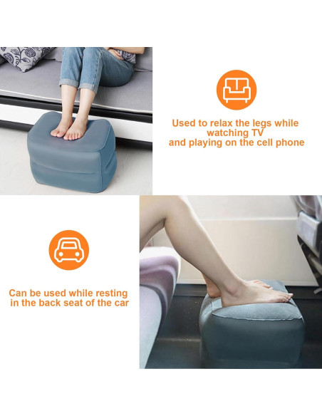 Descanso de pies inflable Miruchertter CQ-DZ-001 44.9x35.1 cm