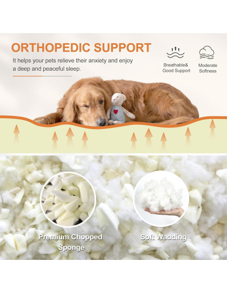 Cama para Perros Grandes MUYUHOME 88.9x55.88 cm Antideslizante