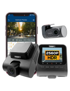 Cámara Dash Trapo S650 Doble Lente 2K HDR GPS Wi-Fi