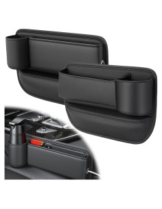 Organizador de Hueco entre Asientos Rednow - Cuero Negro