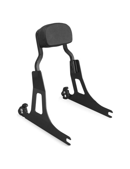 Respaldo Sissy Bar Desmontable Harvards Chrome Negro 06-17 Dyna