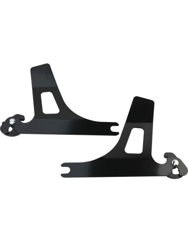 Respaldo Sissy Bar Desmontable Harvards Chrome Negro 06-17 Dyna