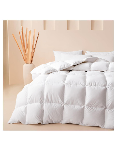 Edredón King Cosybay de Plumas y Fibra de Pato 269x229 cm