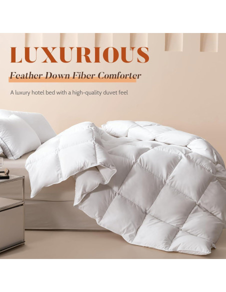 Edredón King Cosybay de Plumas y Fibra de Pato 269x229 cm