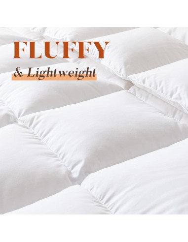 Edredón King Cosybay de Plumas y Fibra de Pato 269x229 cm