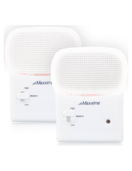 Luz Nocturna LED Maxxima MLN-50DMR con Sensor Crepúsculo - Paquete de 2