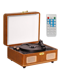 Reproductor de CD portátil Bluetooth MANAYO 1966 con altavoces