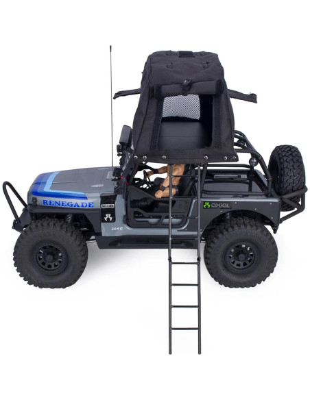 Tienda de Techo Plegable RC Powmok para Crawler 1/8 1/10 Camuflaje