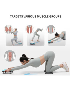 Rueda Abdominal PROIRON Multifuncional con Almohadillas 0.88kg 2