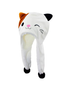 Gorro Beanie Squishmallows Cam para Niñas con Orejas 3D