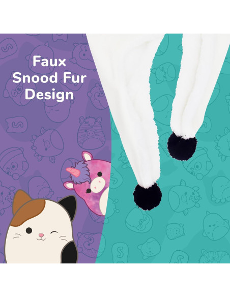 Gorro Beanie Squishmallows Cam para Niñas con Orejas 3D