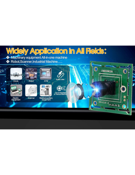 Cámara USB ELP VGA 100 Grados Gran Angular 480P 60fps