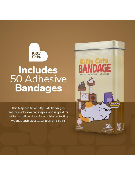 Vendajes Autoadhesivos BioSwiss Gatos - 50 Unidades Estériles
