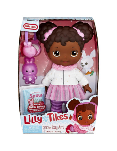 Muñeca Ami Snow Day Little Tikes con Accesorios de Invierno