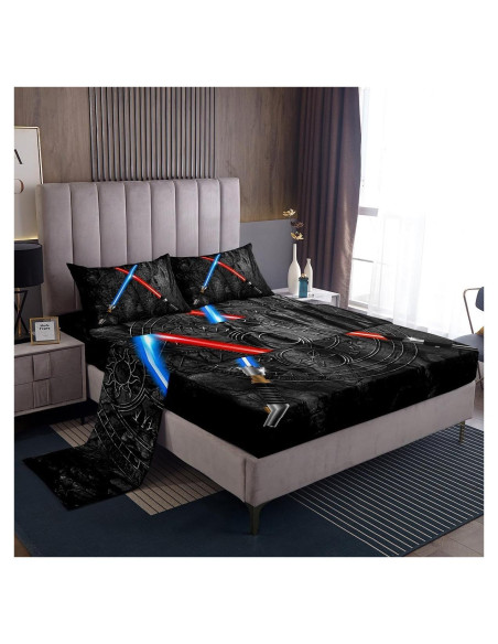 Juego de Sábanas Completo Castle Fairy 4 Piezas Microfibra