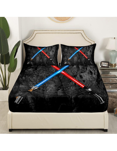 Juego de Sábanas Completo Castle Fairy 4 Piezas Microfibra