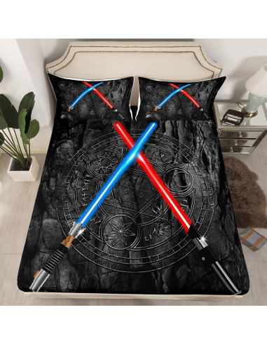 Juego de Sábanas Completo Castle Fairy 4 Piezas Microfibra