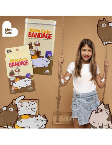 Vendajes Autoadhesivos BioSwiss Gatos - 50 Unidades Estériles