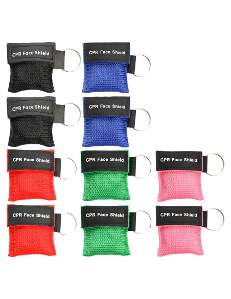 KONGDY 10pcs Máscara de CPR con Válvula Unidireccional