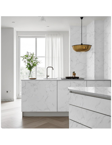 Papel Contacto de Mármol Heroad Autoadhesivo 1.31x6.56m