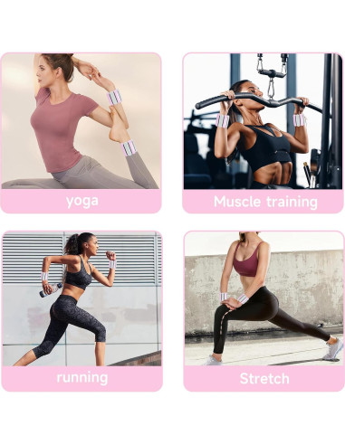 Pesas para Muñeca y Tobillo AKIBEKO 0.45 kg - Conjunto 2 Pzas