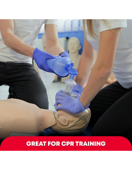 Kit de RCP Ever Ready First Aid - 2 Máscaras, Guantes y Alcohol