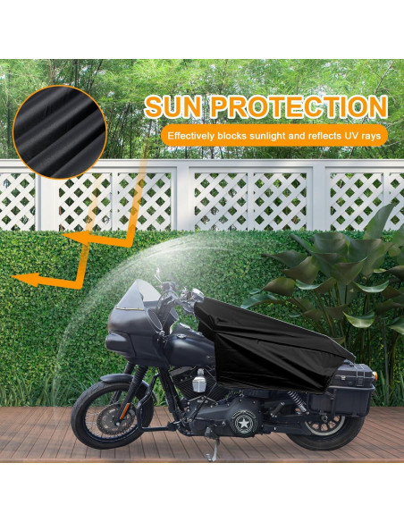 Cubierta de Asiento de Motocicleta RiderVibe M Negra UV