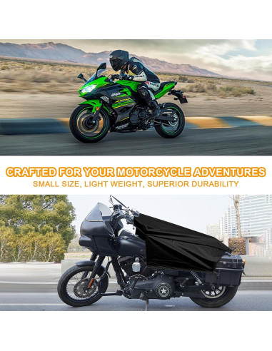 Cubierta de Asiento de Motocicleta RiderVibe M Negra UV