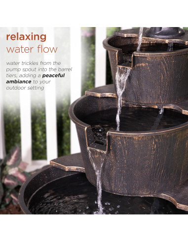 Fuente de Agua Rústica Alpine TEC234BR 101.6 cm Exterior