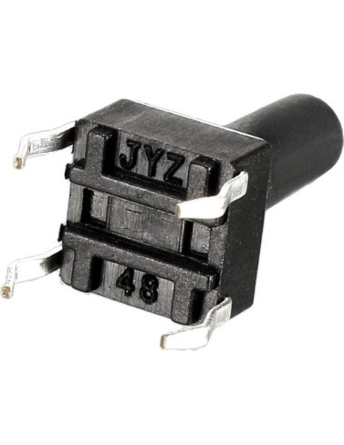 Interruptor Táctil Momentáneo uxcell 4 Pines 6x6mm 10PCS