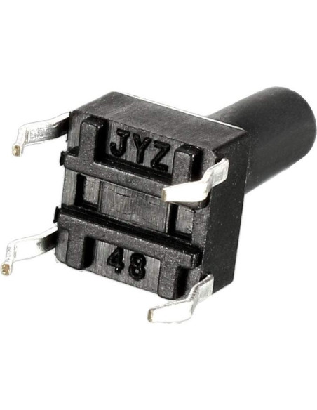 Interruptor Táctil Momentáneo uxcell 4 Pines 6x6mm 10PCS