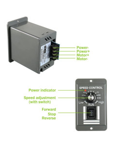 Controlador de Velocidad Motor DC EPLZON 12-60V 20A PWM Ajustable 2