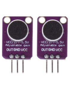 Amplificador de Micrófono Electret Fafeicy MAX4466 20-20KHz