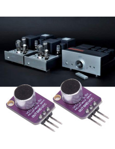 Amplificador de Micrófono Electret Fafeicy MAX4466 20-20KHz 2