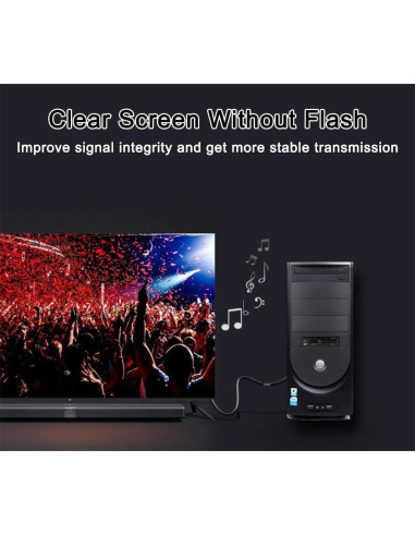 Filtro de Ruido EMI RFI Roctee 12 Pcs Núcleo de Ferrita 7mm