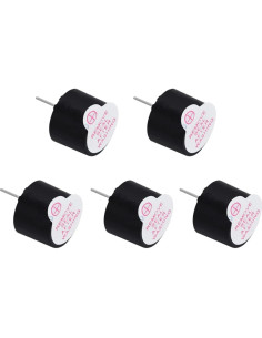 Zumbador Activo Magnético 3V 5V 12V WRIWUINENRI 12mm 5 Pcs 2