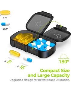 Organizador Semanal de Pastillas AUVON XL 2 Veces al Día 2