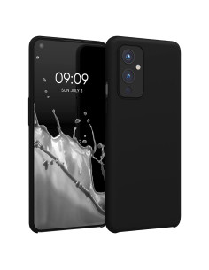 Funda de Silicona TPU kwmobile para OnePlus 9 - Negro