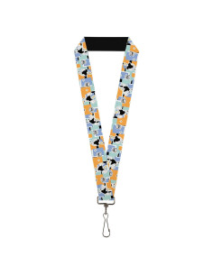 Lanyard Johnny Bravo Elástico 2.54 cm x 111.76 cm Licencia Oficial