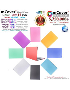 Estuche mCover Aqua para Lenovo IdeaPad 1 14" 2022-2024 2