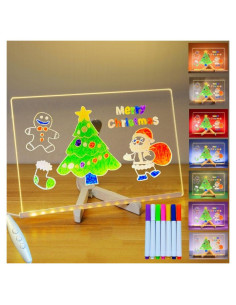 Tablero de Mensajes LED Fufumiko 30x20.3 cm Borrado Seco